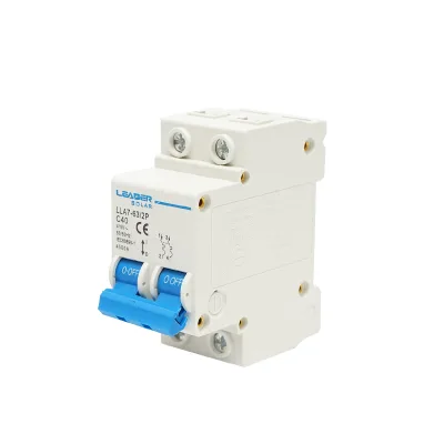 Interruttore automatico tipo 2P-40A-415VAC Leader - immagine 2