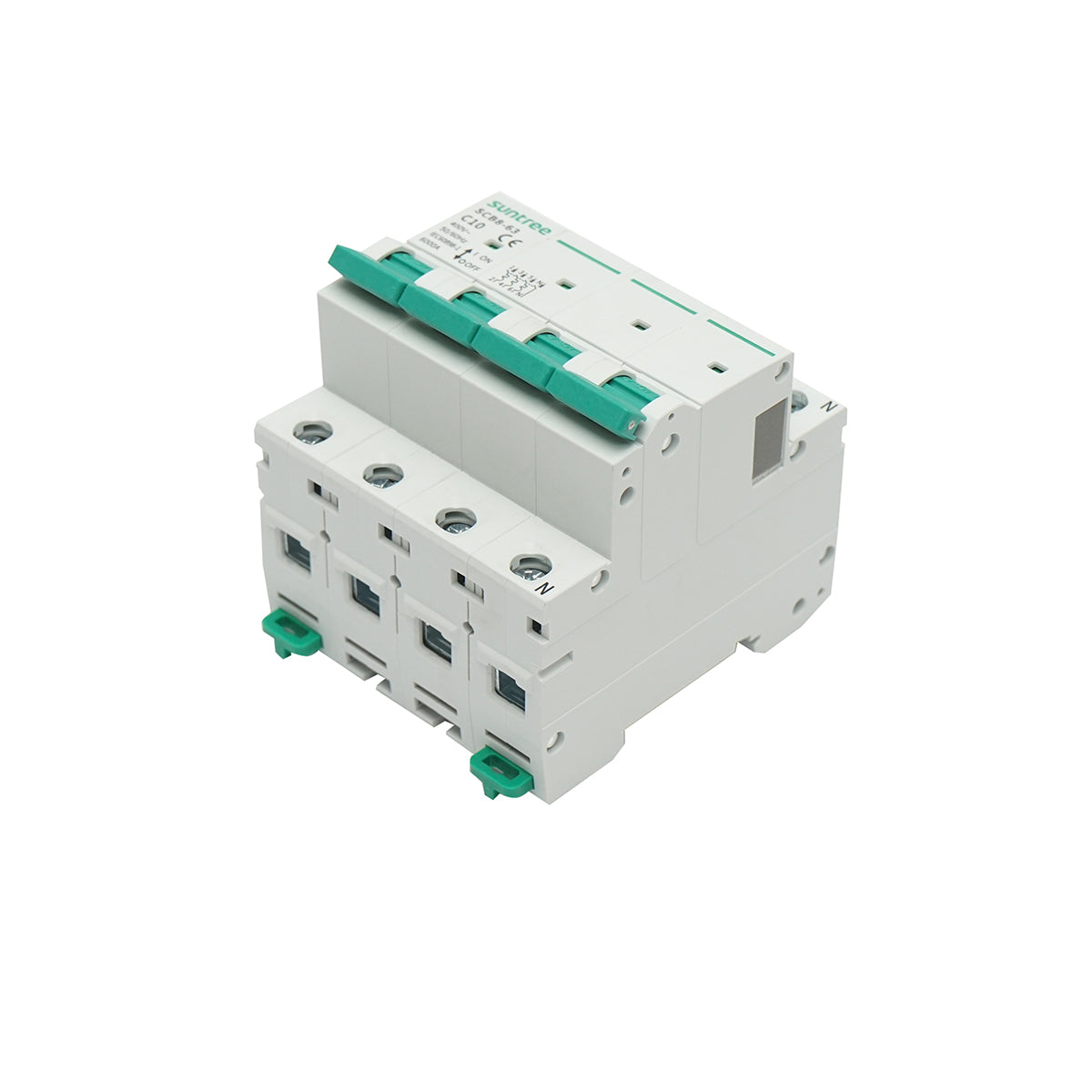 Interruttore automatico tipo 3P+N, 10A 400VAC Suntree - immagine 4