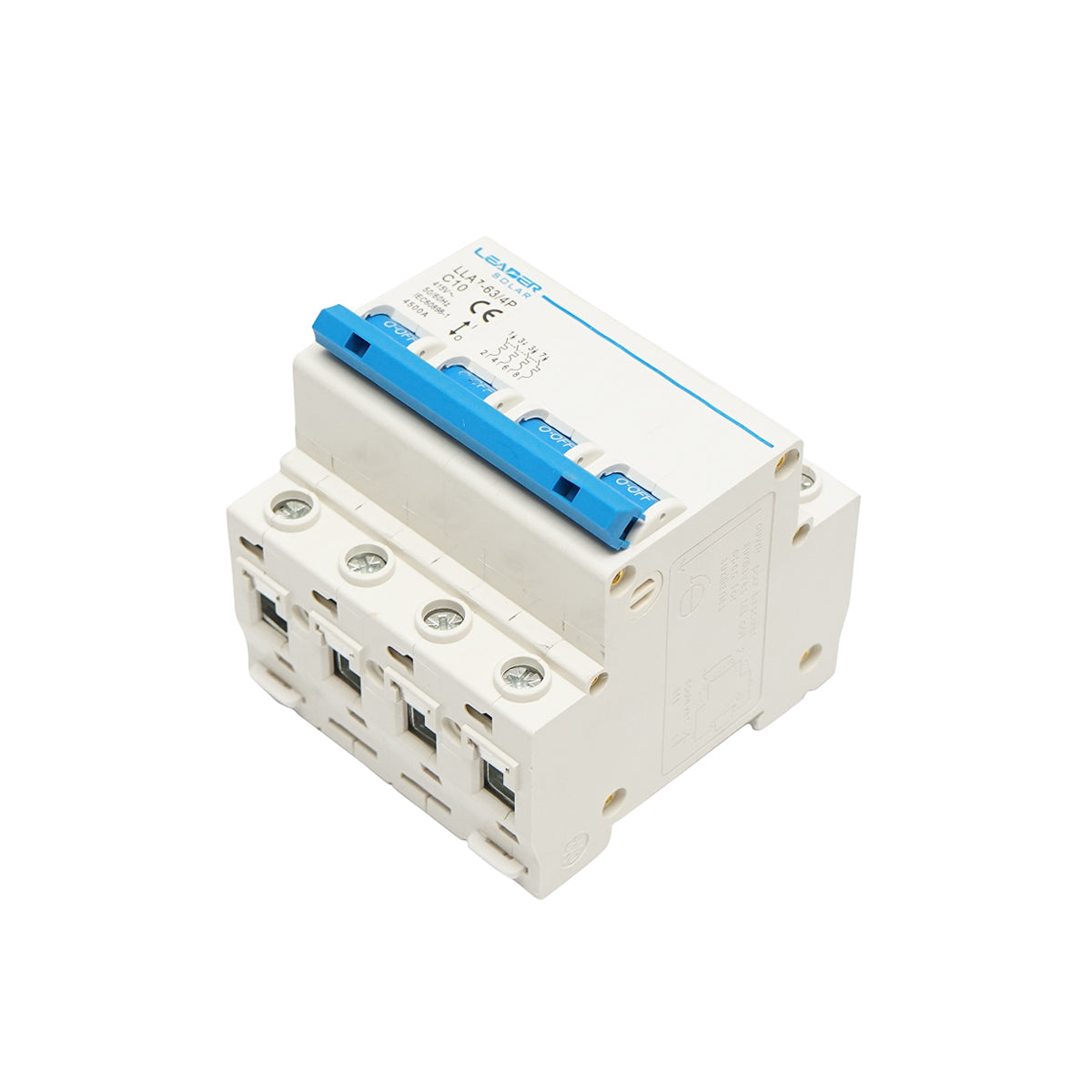 Interruttore automatico tipo 4P-10A-415VAC Leader - immagine 4