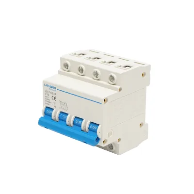 Interruttore automatico tipo 4P-10A-415VAC Leader - immagine 2