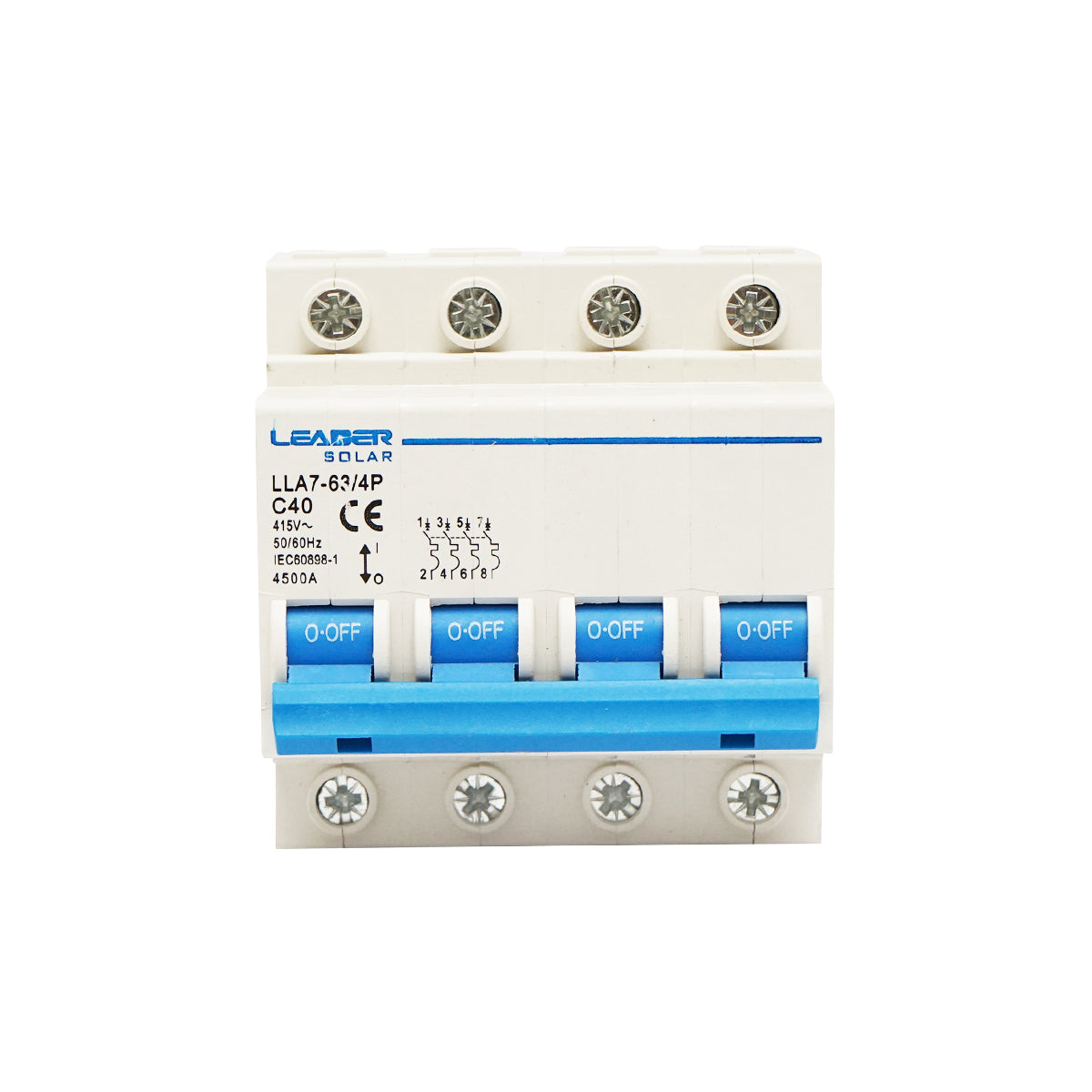 Interruttore automatico tipo 4P-40A-415VAC Leader