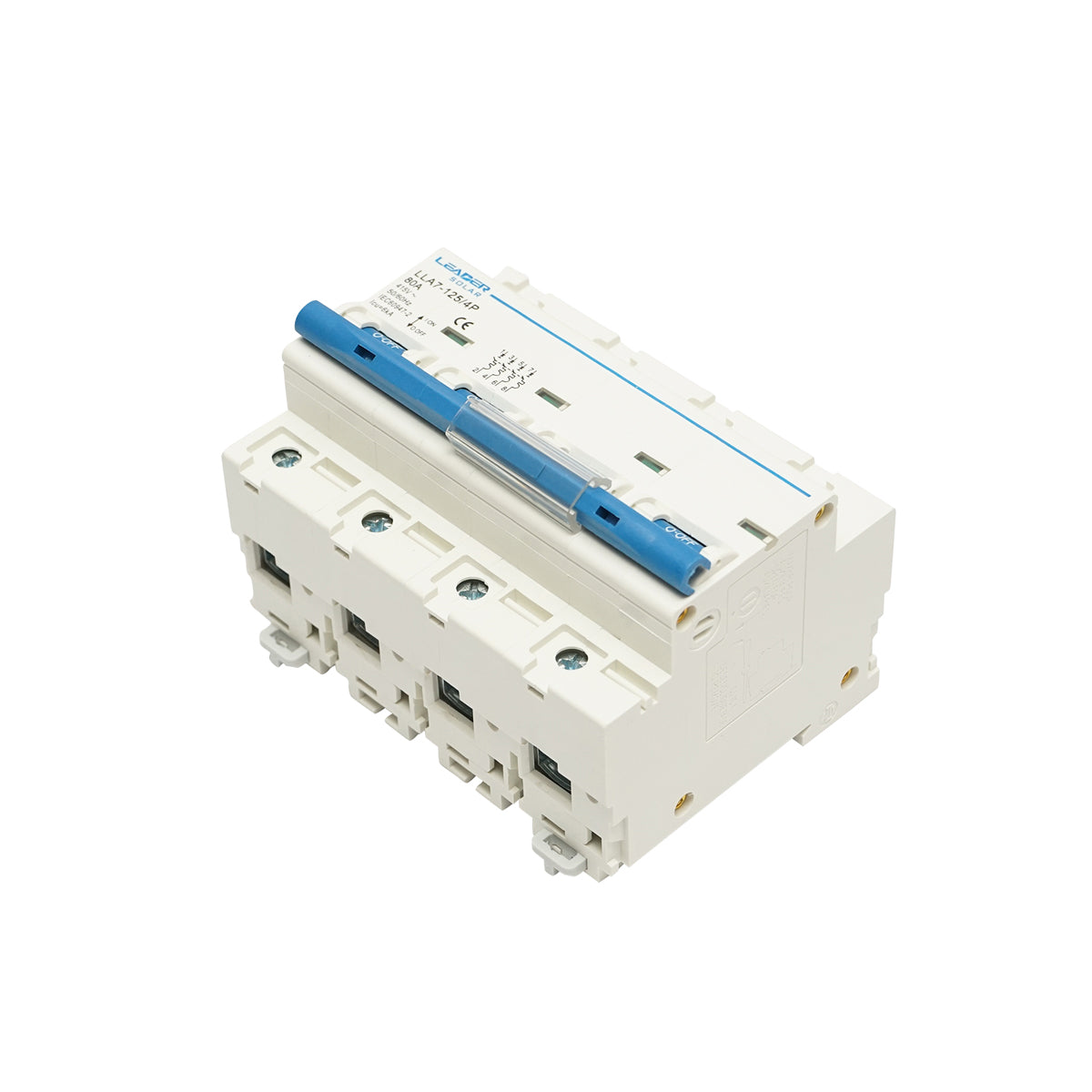 Interruttore automatico tipo 4P-80A-415VAC Leader - immagine 4