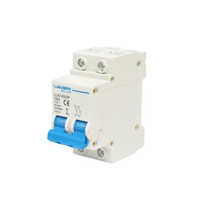 Interruttore automatico tipo fusibile 2P-63A-415VAC Leader - immagine 2