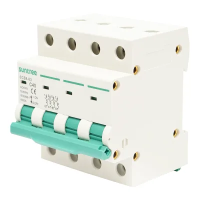 Interruttore automatico trifase tipo 4P, 40A, 400VAC Suntree - immagine 2