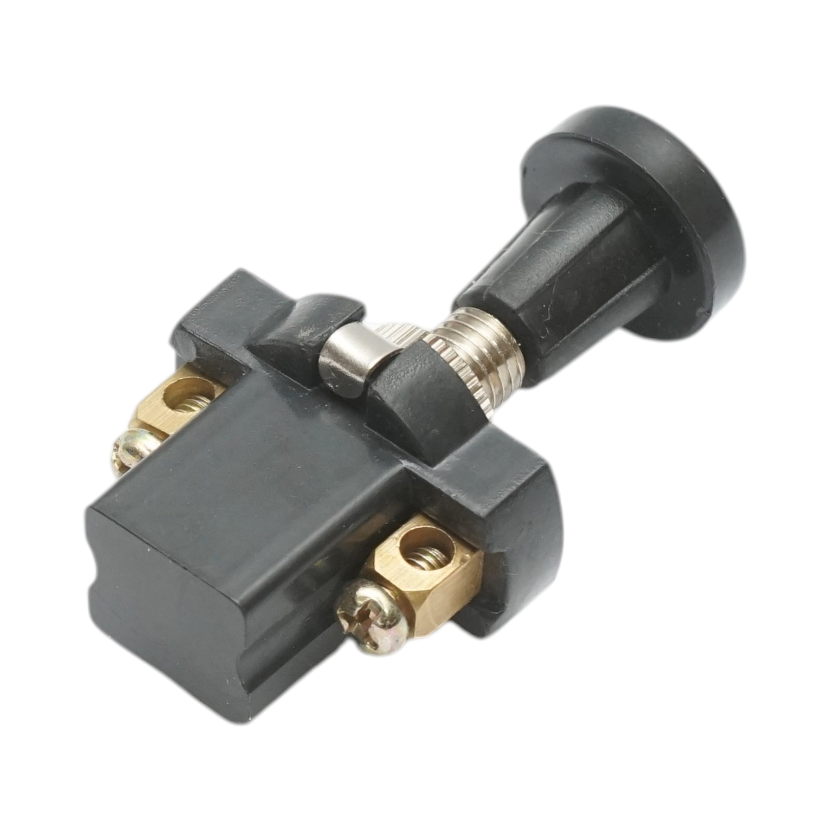 Interruttore corto 12V/5A interruttore a strappo ON/OFF con dado di serraggio in metallo - immagine 4