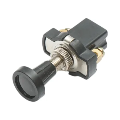 Interruttore corto 12V/5A interruttore a strappo ON/OFF con dado di serraggio in metallo - immagine 3