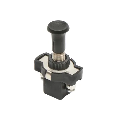 Interruttore corto 12V/5A interruttore a strappo ON/OFF con dado in plastica Breckner Germany - immagine 2