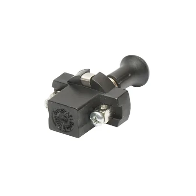 Interruttore corto 12V/5A interruttore a strappo ON/OFF con dado in plastica Breckner Germany - immagine 3