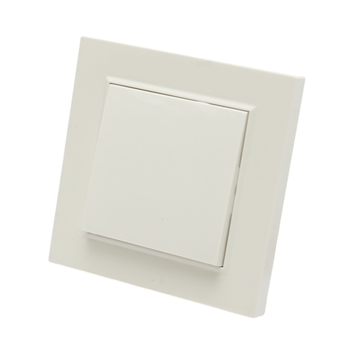 Interruttore da incasso per scale bianco 220V, 10AX, ABS 80x80mm