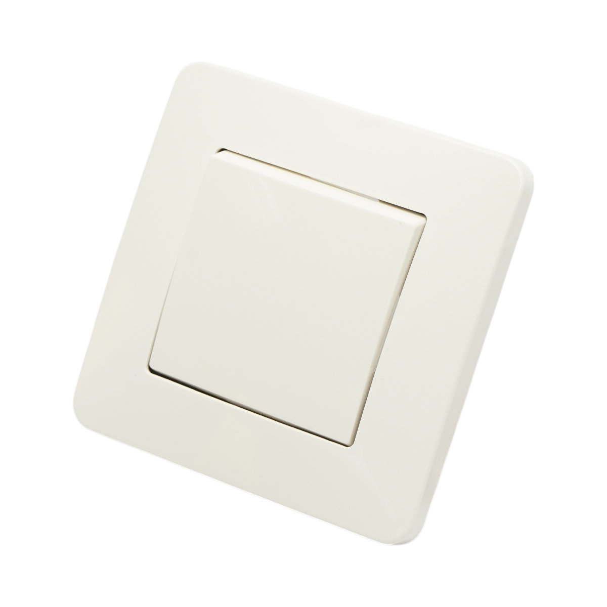 Interruttore da incasso per scale bianco 220V, 10AX, PC 80x80mm