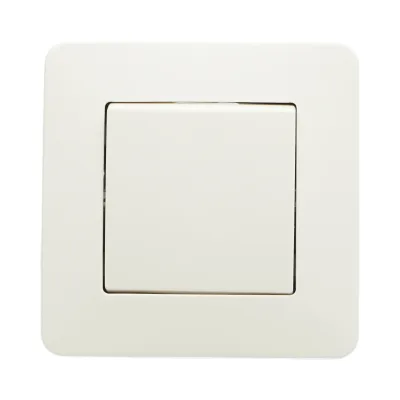 Interruttore da incasso per scale bianco 220V, 10AX, PC 80x80mm - immagine 2
