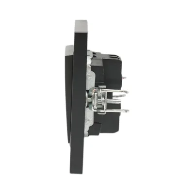 Interruttore da incasso per scale nero 220V, 10AX, ABS 80x80mm - immagine 5