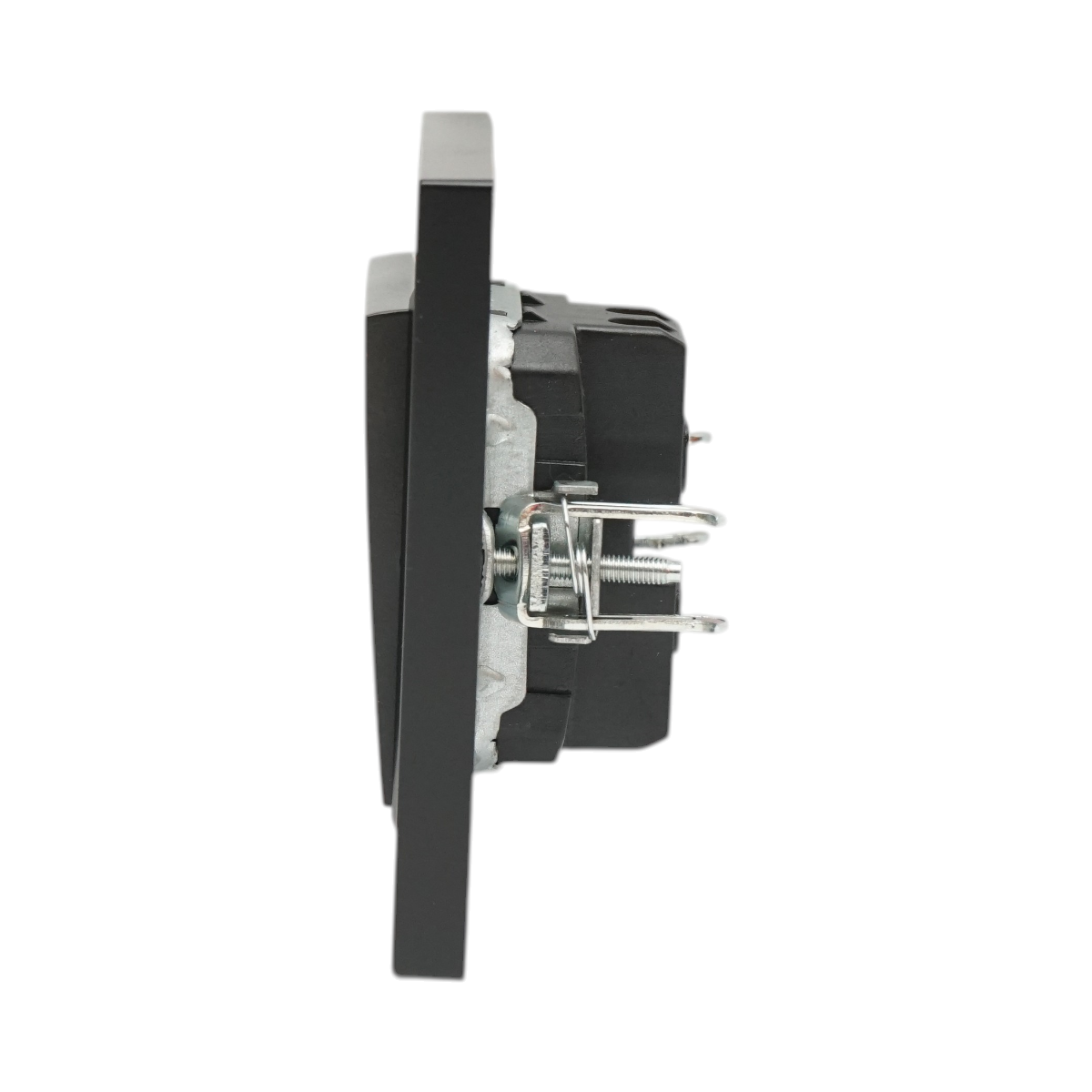 Interruttore da incasso per scale nero 220V, 10AX, ABS 80x80mm - immagine 5