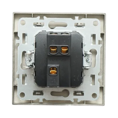 Interruttore da incasso per scale nero 220V, 10AX, ABS 80x80mm - immagine 3