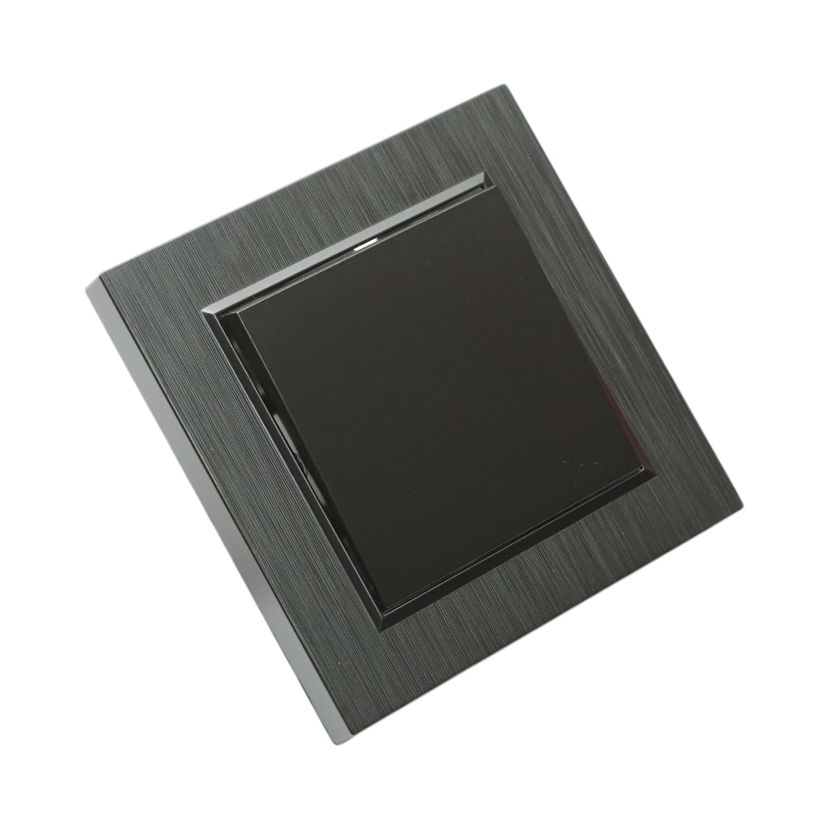 Interruttore da incasso per scale nero 220V, 10AX, ABS 80x80mm - immagine 4