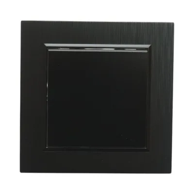 Interruttore da incasso per scale nero 220V, 10AX, ABS 80x80mm - immagine 2