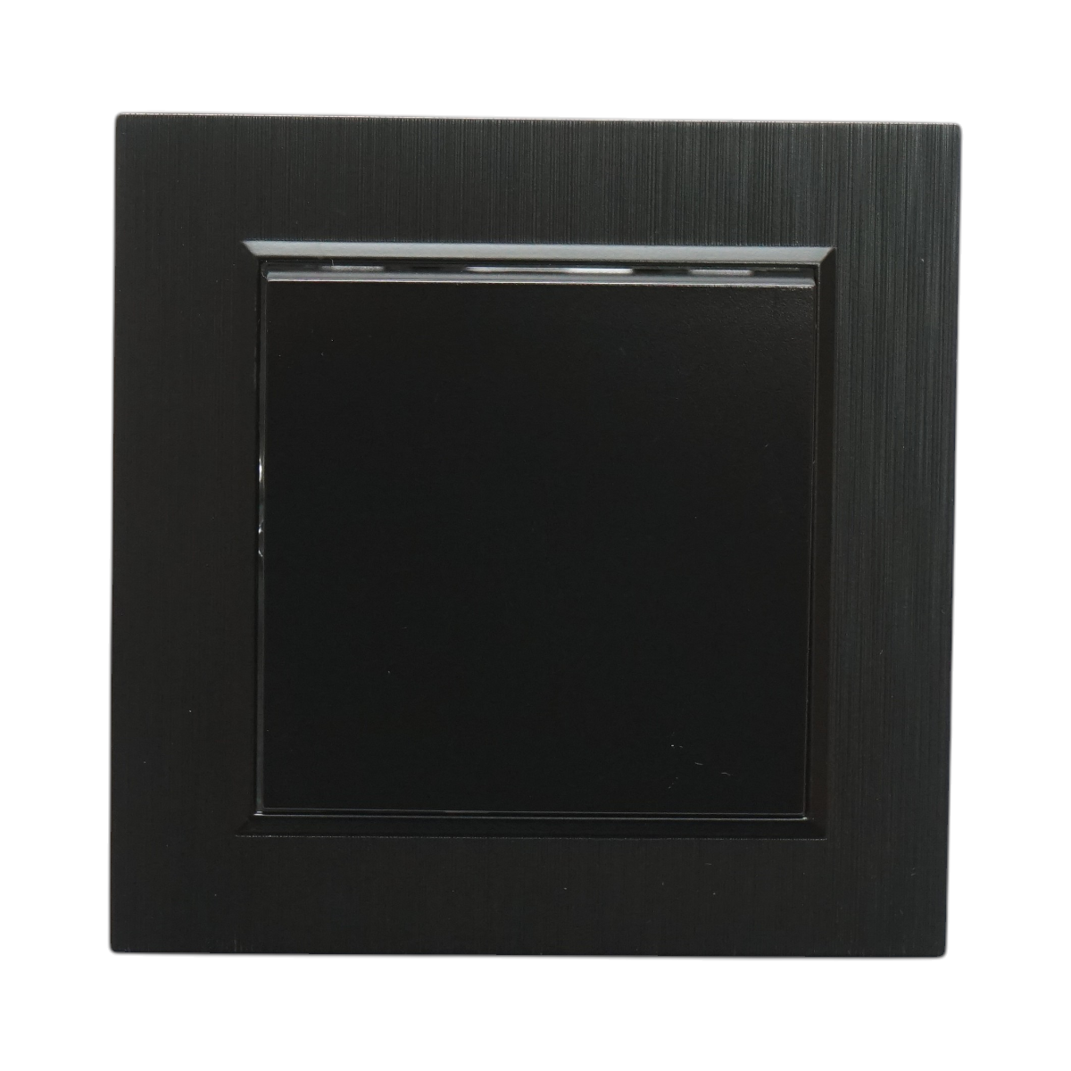 Interruttore da incasso per scale nero 220V, 10AX, ABS 80x80mm - immagine 2