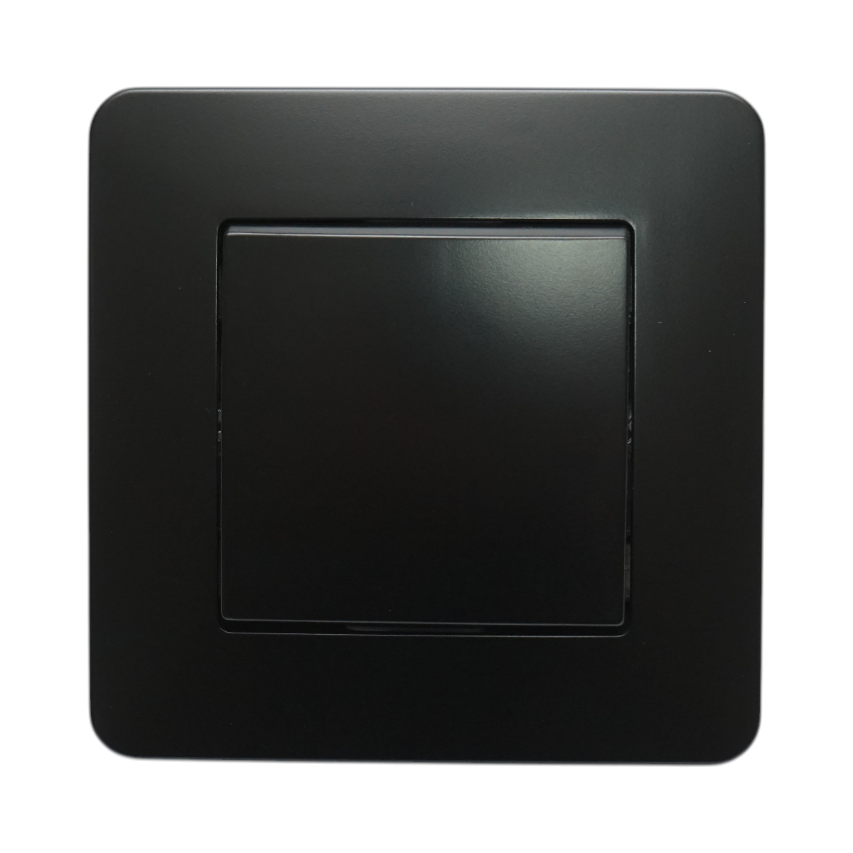 Interruttore da incasso per scale nero 220V, 10AX, PC 80x80mm - immagine 2
