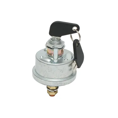 Interruttore di accensione a chiave 24 V, fi 67 mm, connettore in rame M10, fi filettatura di montaggio 18 mm per Caterpillar OEM 7N0718 - immagine 2