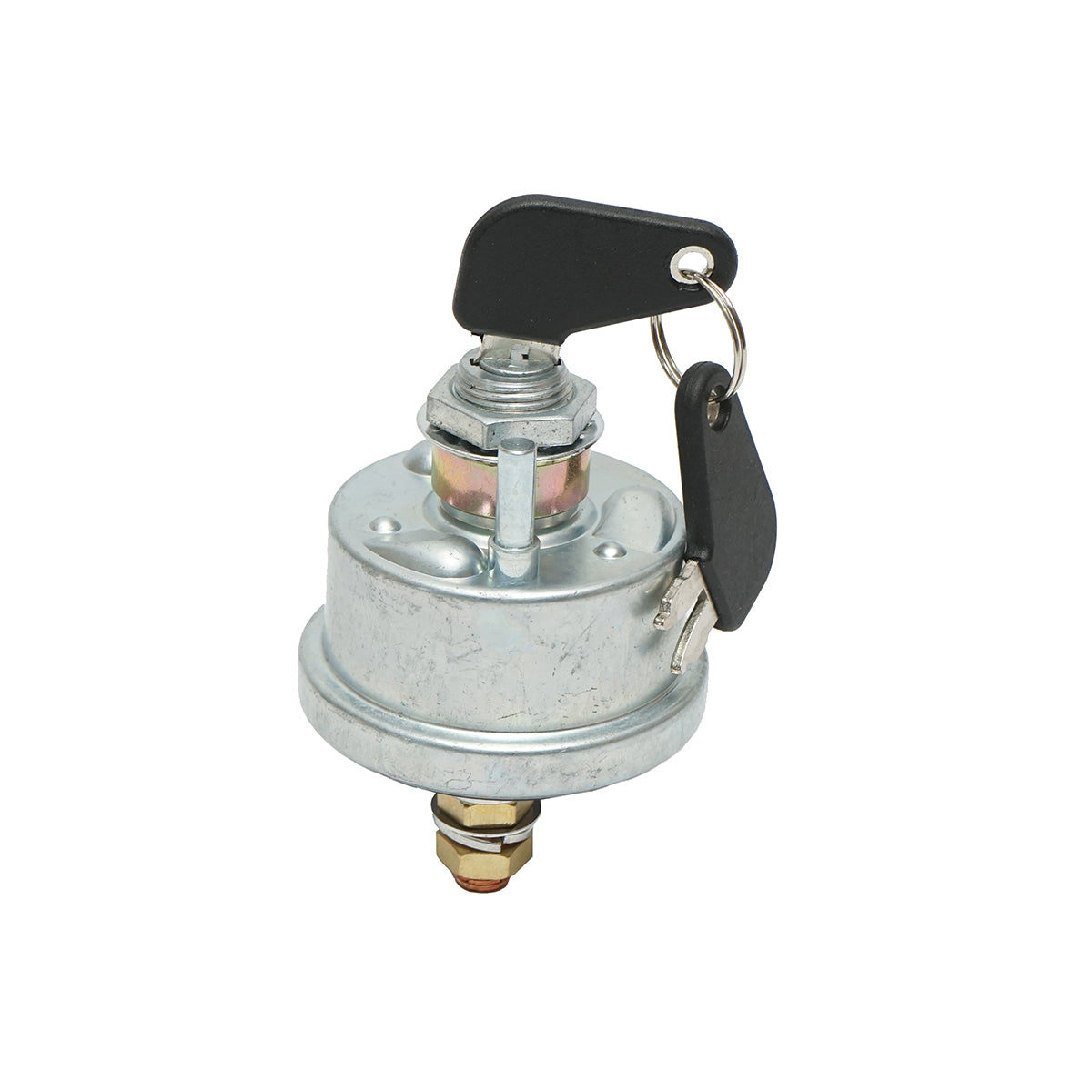 Interruttore di accensione a chiave 24 V, fi 67 mm, connettore in rame M10, fi filettatura di montaggio 18 mm per Caterpillar OEM 7N0718 - immagine 2