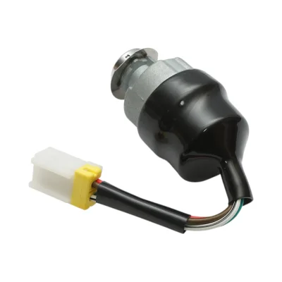 Interruttore di accensione con 2 chiavi per carrello elevatore Mitsubishi Caterpillar codice OEM 91A05-21400, 91A05-1140 - immagine 3