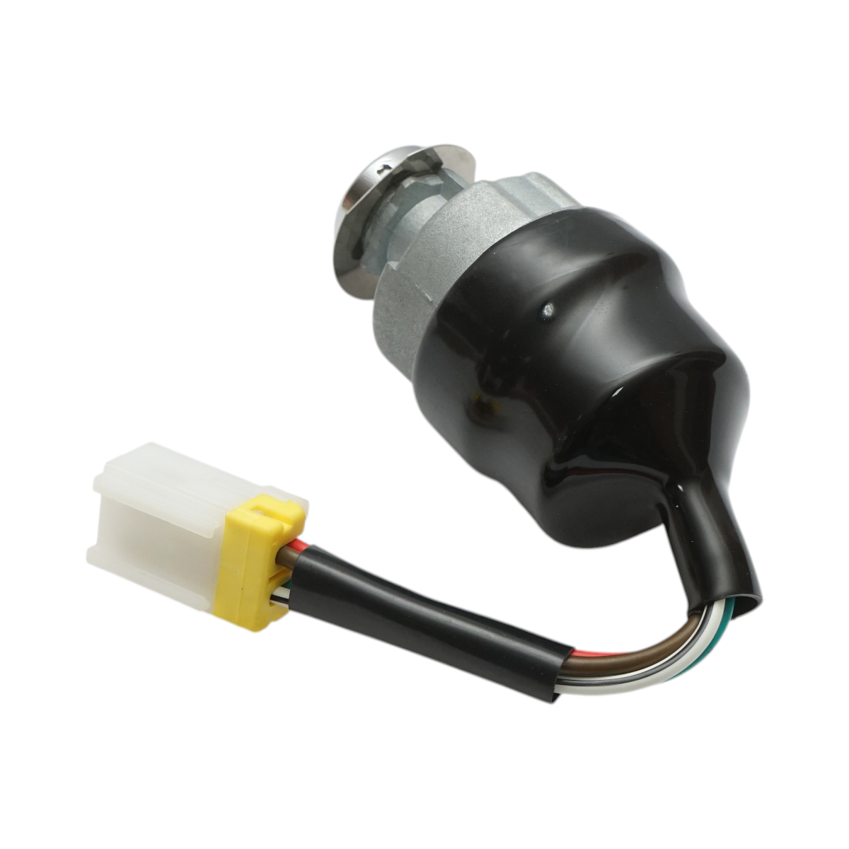 Interruttore di accensione con 2 chiavi per carrello elevatore Mitsubishi Caterpillar codice OEM 91A05-21400, 91A05-1140 - immagine 3