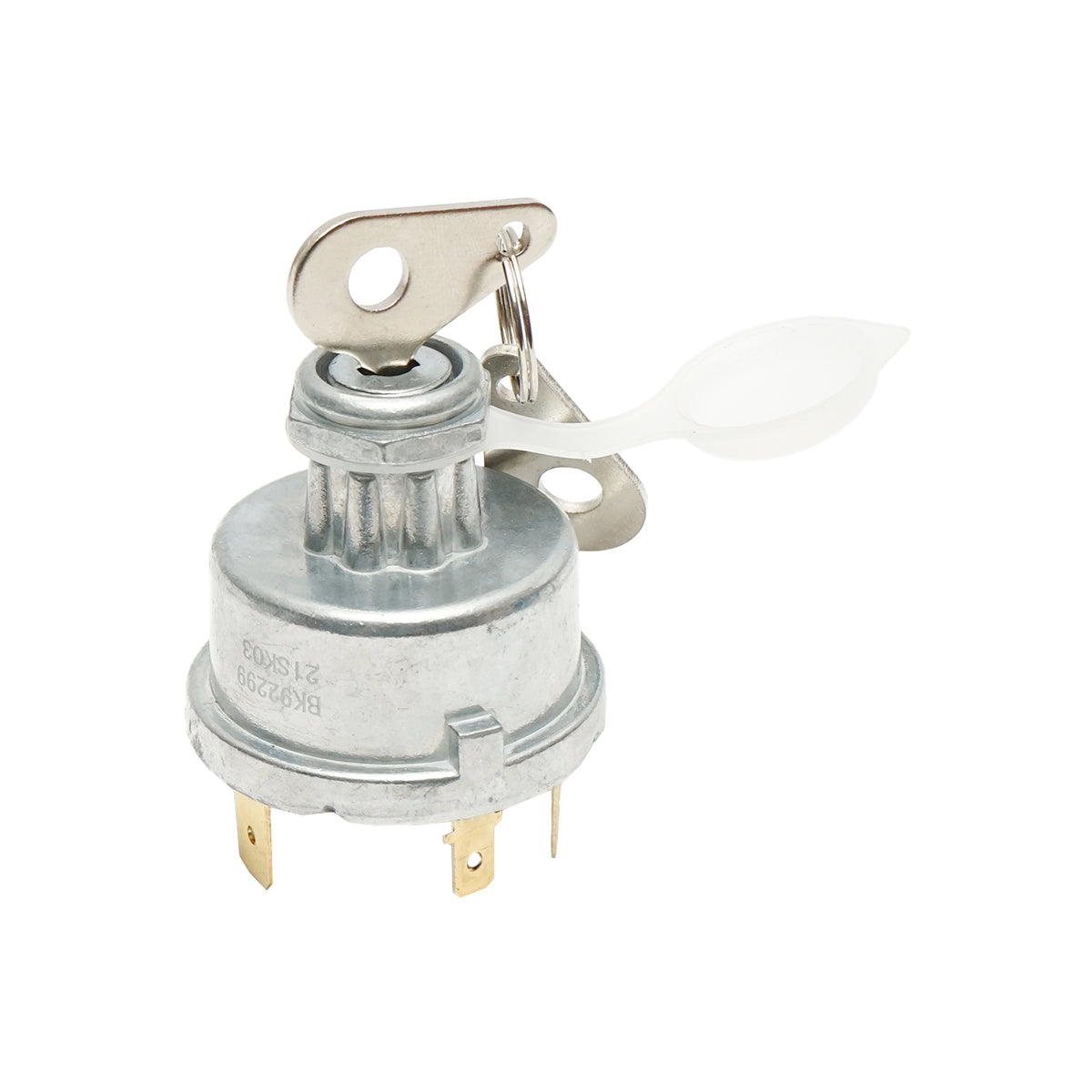 Interruttore di accensione con chiave 12V, fi 54mm, protezione dall'acqua, fi filettatura di montaggio 16mm, 6 pin per trattore forestale, Perkins, Case, Massey Ferguson - immagine 3