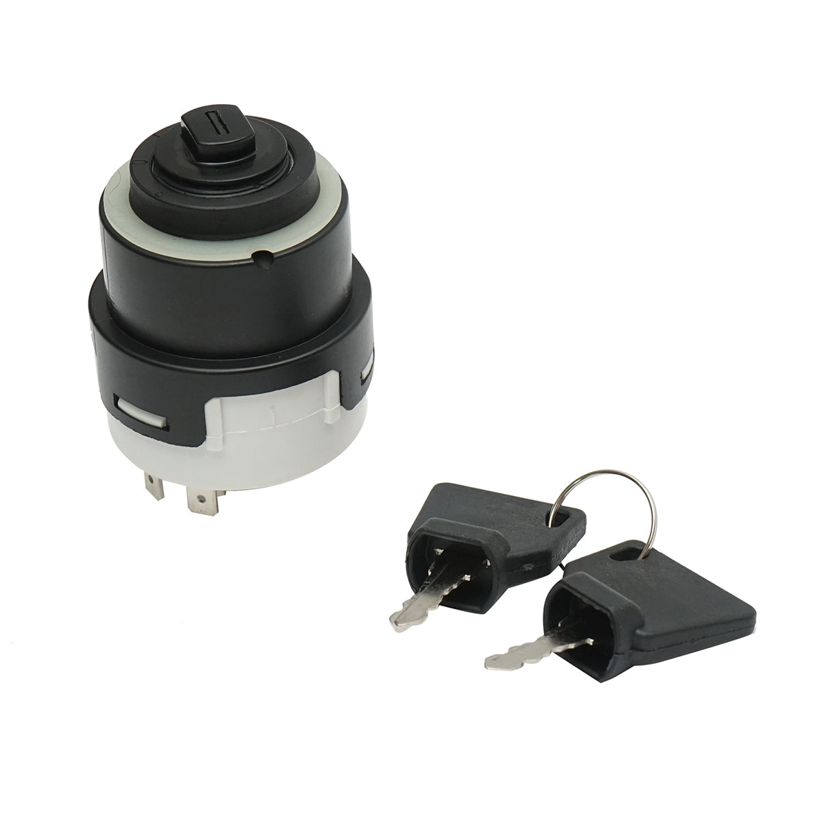 Interruttore di accensione con chiave per JCB, Case IH, Deutz, Fendt codice OEM 01171659, 01176269, 04350834, 1175809, 6JB003959001, 701/80184, 701/45500 - immagine 2