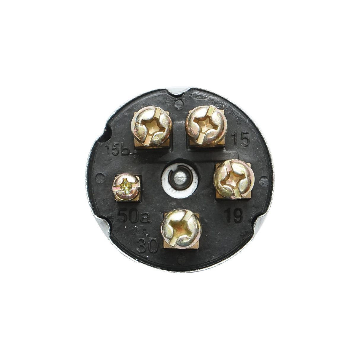 Interruttore di accensione con chiave per MAN, DAF, FENDT, CASE IH, MF 12V, 5 pin, diametro 47 mm, filettatura di montaggio 21 mm, codice OEM 342315001, X830240002000, X830315001, 794283R91, 655690302, 2998811M1 - immagine 4