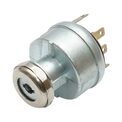 Interruttore di accensione tipo 402 con 2 chiavi per carrello elevatore Clark codice OEM 2368655, 2782017, 7004147, 5042408-38 - immagine 2
