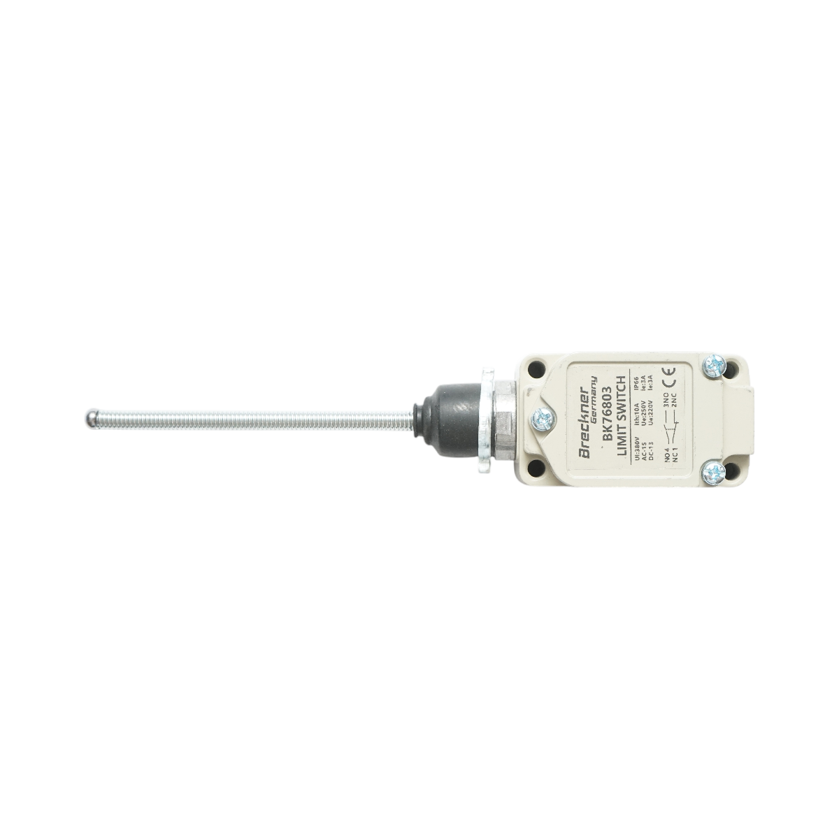 Interruttore di fine corsa con asta a molla – 380V / 1NO + 1NC / IP66 Breckner Germany - immagine 2