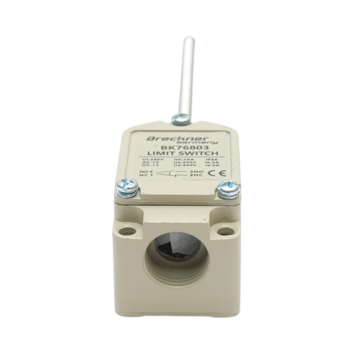Interruttore di fine corsa con asta a molla – 380V / 1NO + 1NC / IP66 Breckner Germany - immagine 5