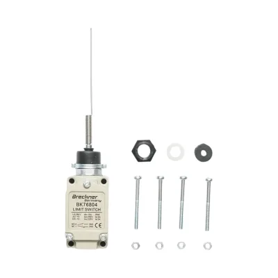 Interruttore di fine corsa con filo a molla flessibile – 380V / 1NO + 1NC / IP66 Breckner Germany