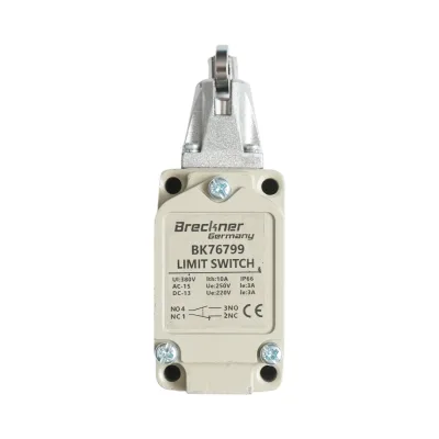 Interruttore di fine corsa con rullo verticale – 380V / 1NO + 1NC / IP66 Breckner Germany - immagine 3