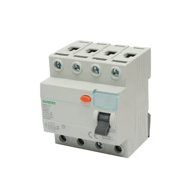 Interruttore differenziale 4P 100A 30mA 6kA, tipo AC Suntree - immagine 3