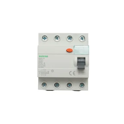 Interruttore differenziale 4P 100A 30mA 6kA, tipo AC Suntree