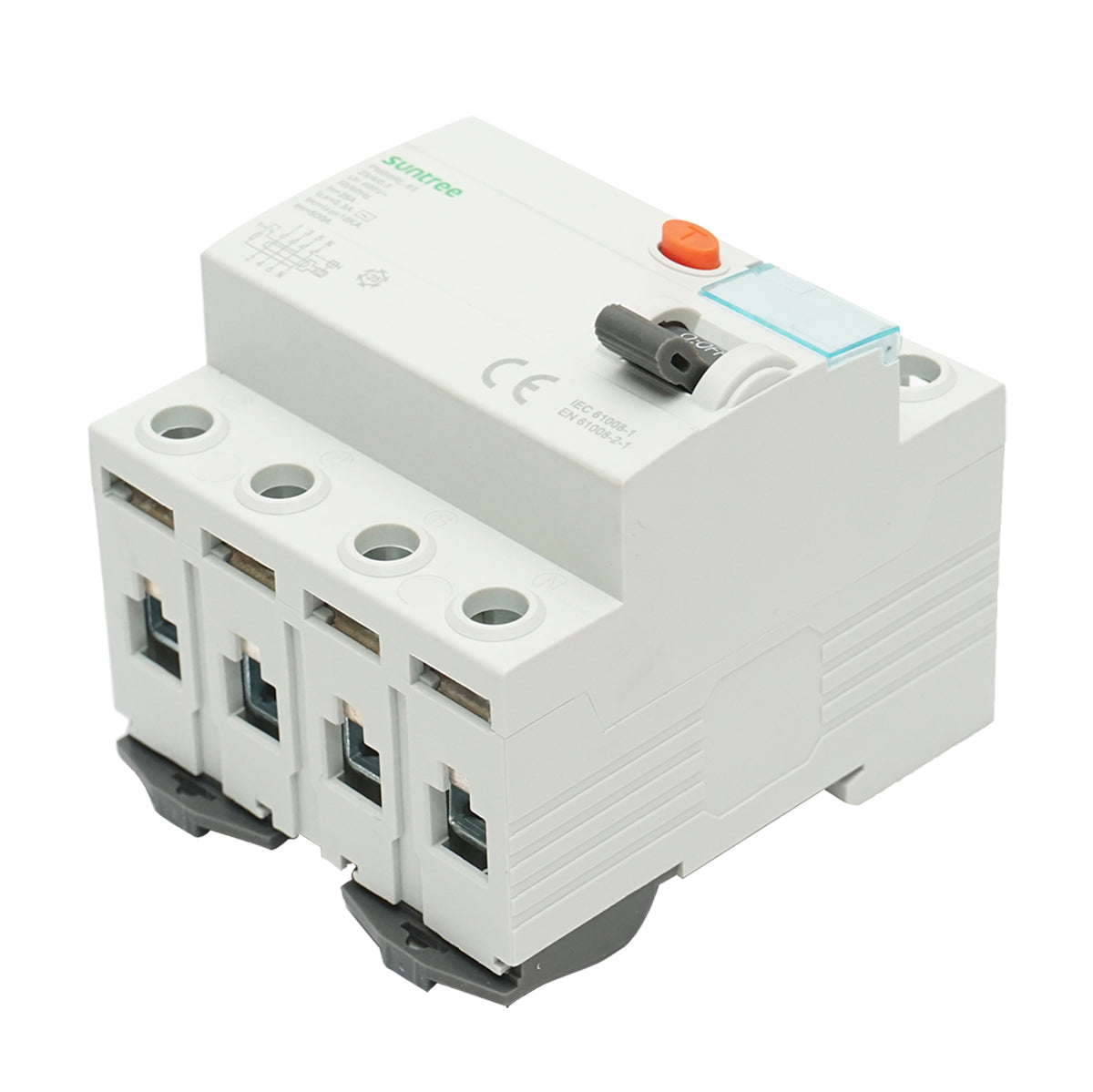 Interruttore differenziale 4P 25A 30mA 6kA, tipo AC Suntree - immagine 2