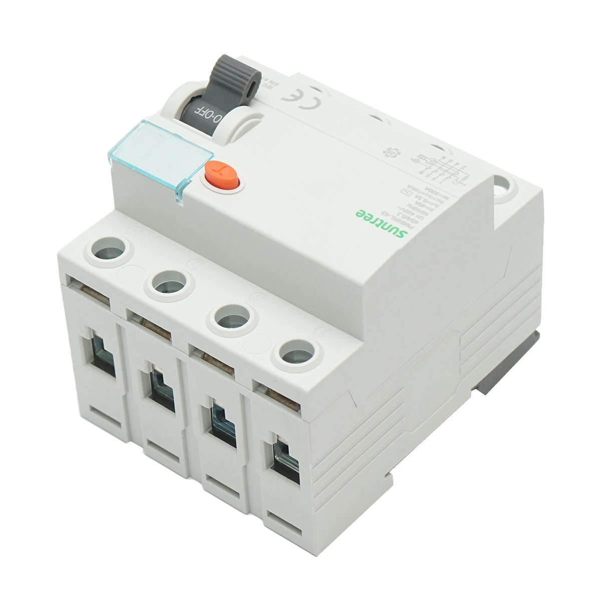 Interruttore differenziale 4P 40A 30mA 6kA, tipo AC Suntree - immagine 3