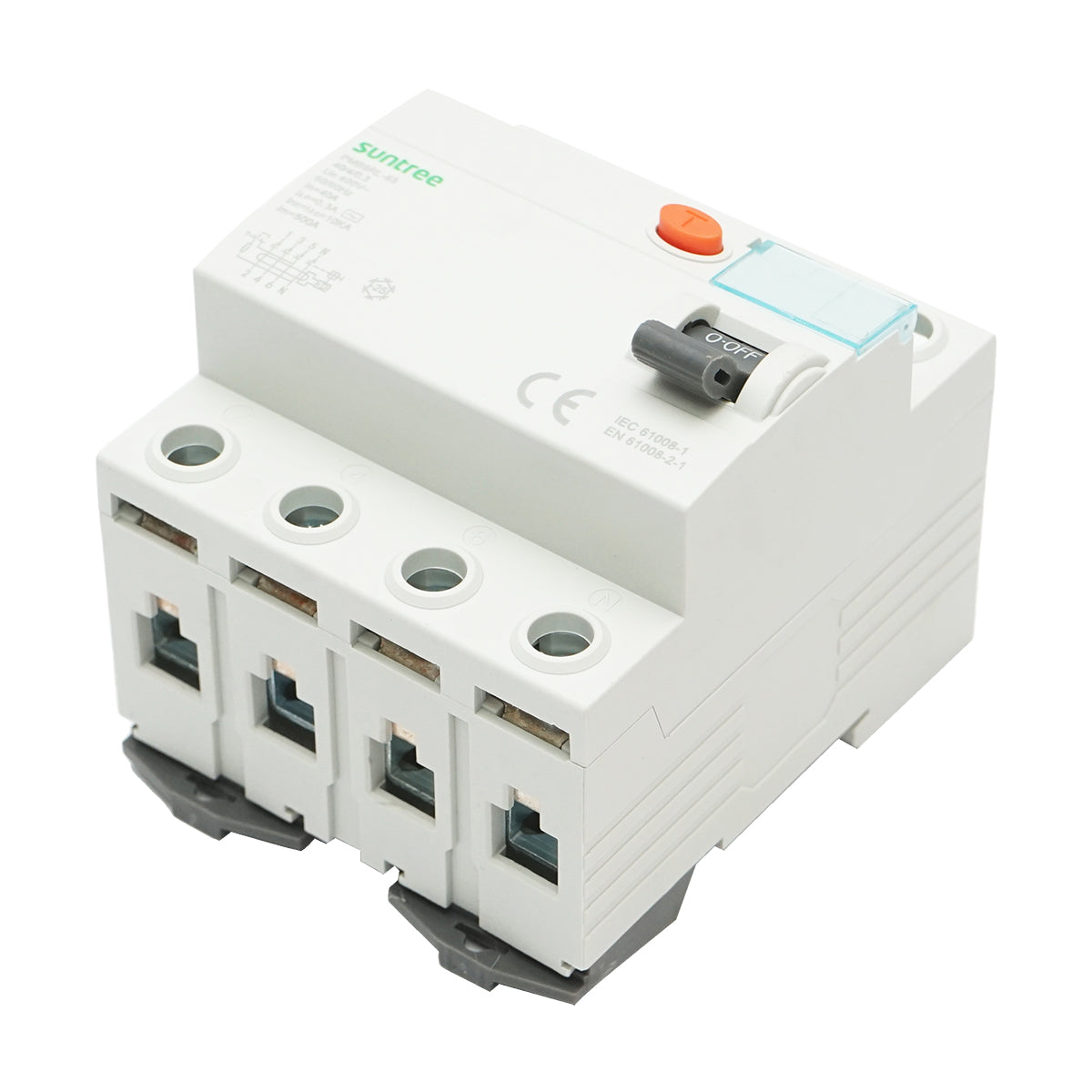 Interruttore differenziale 4P 40A 30mA 6kA, tipo AC Suntree - immagine 2