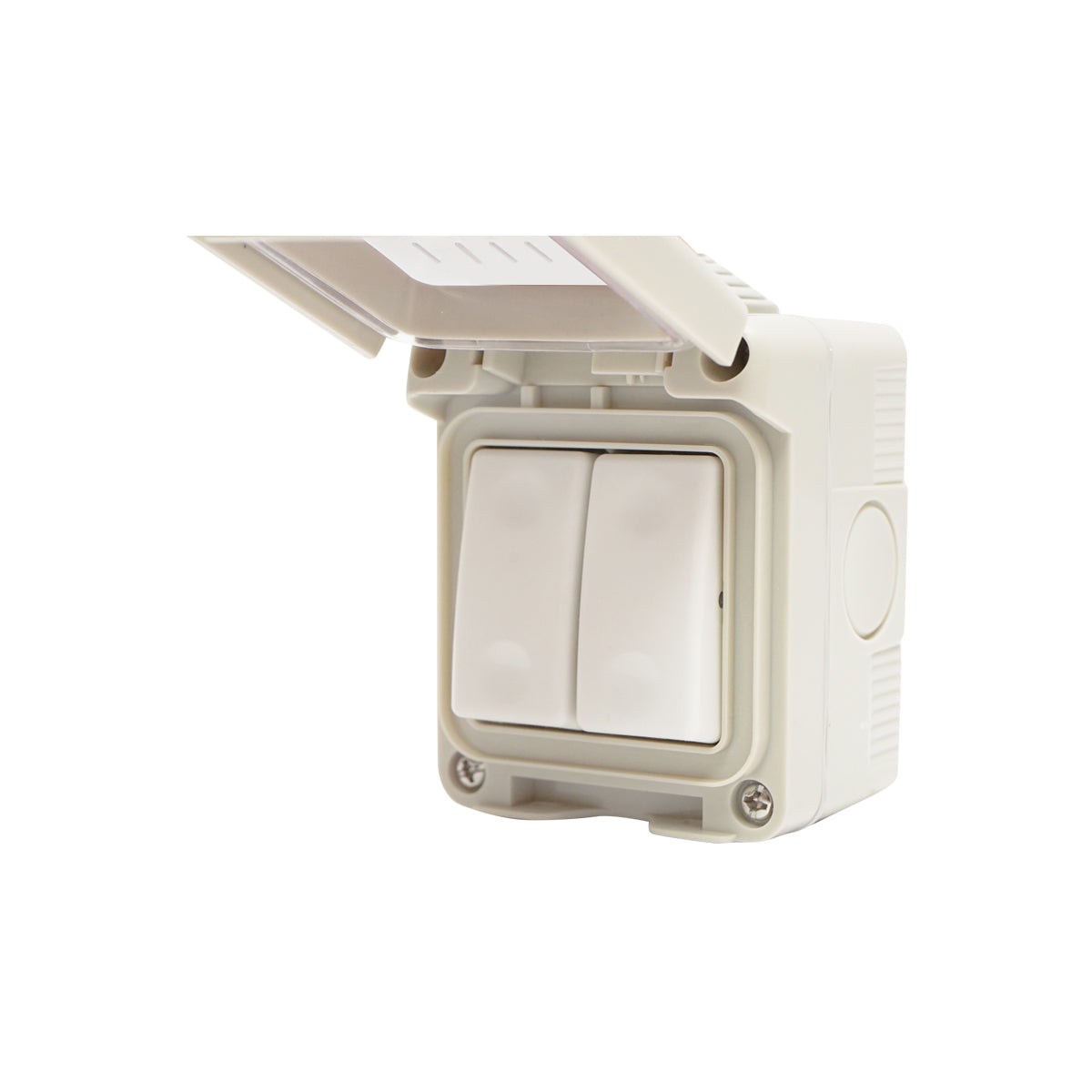 Interruttore doppio PT esterno IP55, 10AX, 250V - immagine 3