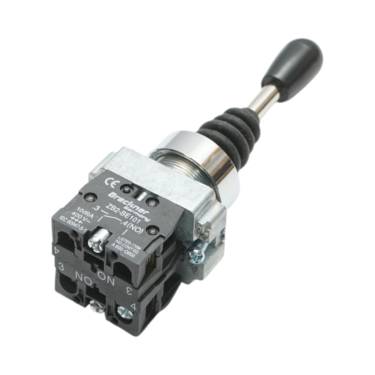 Interruttore joystick a 2 posizioni con blocco 2NO, 400V/10A Breckner Germany - immagine 4