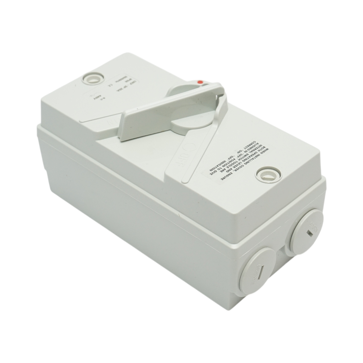 Interruttore sezionatore 3P, 440V AC, 20A ON/OFF con protezione IP66 - immagine 4