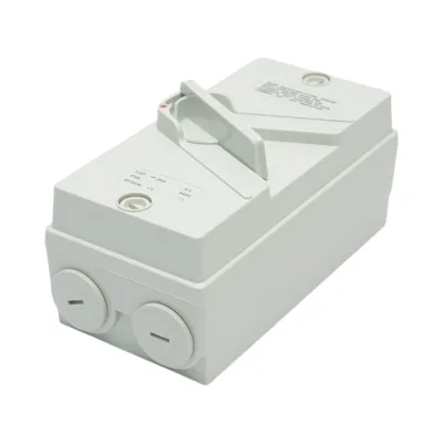 Interruttore sezionatore ON/OFF 1P, 440 V CA, 20 A con protezione IP66 - immagine 2