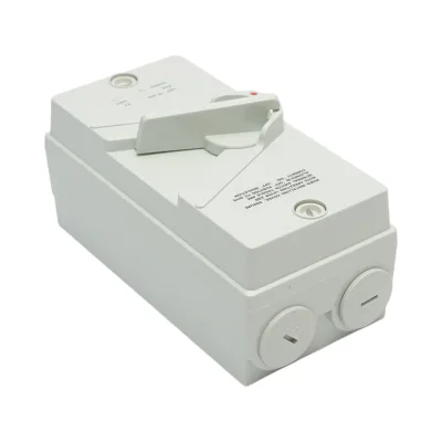 Interruttore sezionatore ON/OFF 1P, 440 V CA, 20 A con protezione IP66 - immagine 4