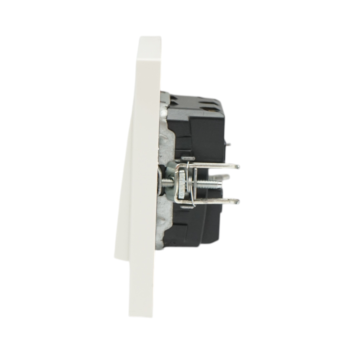 Interruttore triplo da incasso bianco 220V, 10AX, ABS 80x80mm - immagine 5