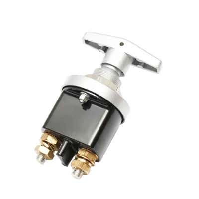 Interruttore, interruttore generale fi67 12/24V, 200A connettore in rame M10, filettatura di montaggio M30 per MAN, Iveco e Volvo Breckner Germany
