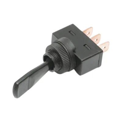 Interruttore, interruttore ON-OFF a 2 posizioni 12V/10A–24V/5A con 3 pin universale - immagine 2