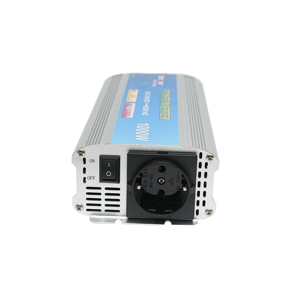 Inverter 1000W. 12V/24V - 220V onda sinusoidale modificata 241x95x55mm.