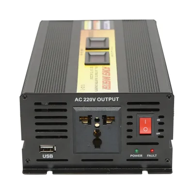 Inverter 12V-220V 1000W LCD con USB - immagine 3