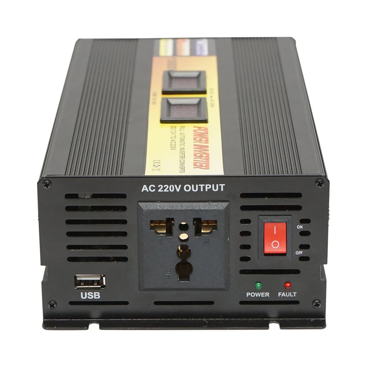 Inverter 12V-220V 1000W LCD con USB - immagine 3